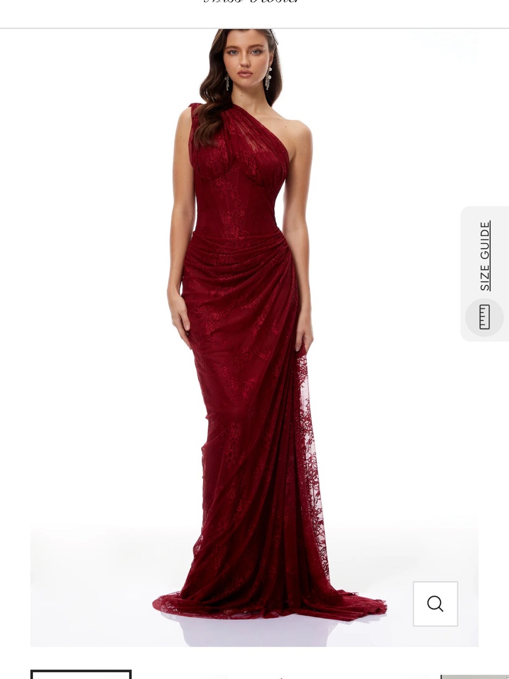 Deep Red Miss Rosier dress